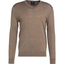 Swetry klasyczne męskie: Polo Ralph Lauren SLIM FIT Sweter honey brown heather
