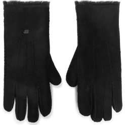 Rękawiczki Damskie EMU AUSTRALIA - Beech Forest Gloves Black. Czarne rękawiczki damskie EMU Australia, bez wzorów, ze skóry. W wyprzedaży za 339,00 zł.