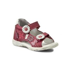 LASOCKI KIDS CI12-2468-11 Różowy ciemny. Różowe sandały dziewczęce Lasocki Kids, ze skóry, bez zapięcia. Za 79,99 zł.