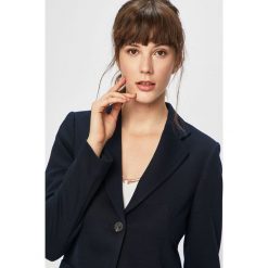 Tommy Hilfiger - Żakiet. Szare kamizelki damskie TOMMY HILFIGER, bez wzorów, z poliesteru. W wyprzedaży za 539,90 zł.