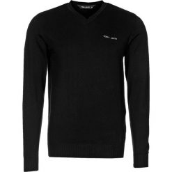 Swetry klasyczne męskie: Teddy Smith PULSER Sweter noir