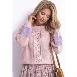 Sweter F783. Swetry damskie Fobya, na zimę, uniwersalny, bez wzorów, z wełny, eleganckie, bez rękawów, bez kaptura. Za 114,00 zł.