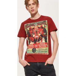 T-shirty męskie: T-shirt marvel – Czerwony