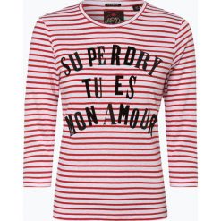 Superdry - Koszulka damska, czerwony. Czerwone koszulki damskie marki Superdry, m, z napisami, bez kołnierzyka, bez rękawów. Za 189,95 zł.