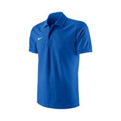 Nike TS CORE POLO, 10 | PIŁKA NOŻNA / PIŁKA NOŻNA | MĘŻCZYZNA | POLO KRÓTKI RĘKAW | KRÓLEWSKI NIEBIESKI / BIAŁY | Z. Niebieskie koszulki męskie Nike, m, bez wzorów, z krótkim rękawem. W wyprzedaży za 171,94 zł.