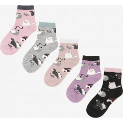 5-pack Mix kolorów Skarpety Shylea. Skarpetki damskie Born2be, bez wzorów. Za 29,99 zł.