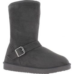 Buty zimowe damskie: Kozaki „Cooper” w kolorze szarym