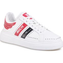 Sneakersy JOHN RICHMOND - 1334 A Bianco. Białe sneakersy męskie John Richmond, bez zapięcia. W wyprzedaży za 629,00 zł.