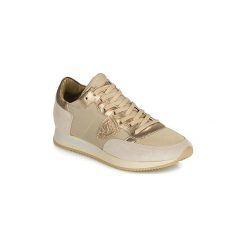 Buty Philippe Model TROPEZ. Brązowe trampki i tenisówki damskie Philippe Model, bez wzorów, bez zapięcia. Za 1099,00 zł.