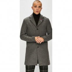 Jack & Jones - Płaszcz. Szare płaszcze na zamek męskie Jack & Jones, l, z bawełny, klasyczne. W wyprzedaży za 339,90 zł.