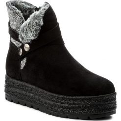 Botki KANNA - KI7887 Suede/Bolivia Negro/Plata. Czarne botki damskie zamszowe marki Kanna. W wyprzedaży za 329,00 zł.