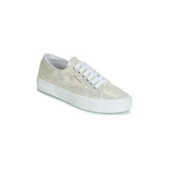 Buty Superga 2750 JERSEY FROST LAME W. Żółte trampki i tenisówki damskie Superga, bez wzorów, z jersey, bez zapięcia. Za 369,00 zł.