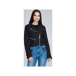 Kurtka M607 Czarny. Czarne kurtki damskie FIGL, xl, bez wzorów, eleganckie, bez kaptura. Za 239,00 zł.