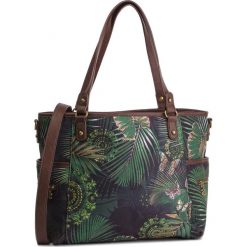 Torebka DESIGUAL - 19SAXF62 4092. Zielone torebki klasyczne damskie Desigual, bez wzorów, ze skóry ekologicznej, klasyczne, bez dodatków. Za 299,90 zł.