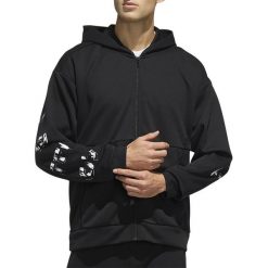 ADIDAS MUST HAVES SWEAT FULL ZIP HOODIE > FM5382. Bluzy męskie Adidas, xl, w paski, z poliesteru, sportowe, z kapturem, bez rękawów, bez kaptura. Za 269,99 zł.