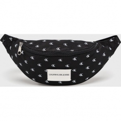 Calvin Klein Jeans - Nerka. Czarne walizki Calvin Klein Jeans, w paski, z jeansu, małe. Za 279,90 zł.