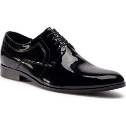 Półbuty GINO ROSSI - TA-6759-179-T396-030 Black. Czarne buty wizytowe męskie Gino Rossi, ze skóry, bez zapięcia. Za 329,99 zł.