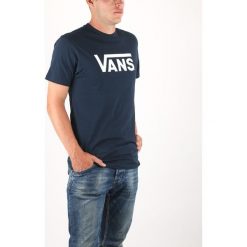 Vans Koszulka Niebieski. Niebieskie podkoszulki męskie Vans, xxl, z nadrukiem, z bawełny, bez kołnierzyka, z krótkim rękawem, krótkie. Za 128,95 zł.