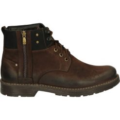 Botki męskie - 489342 NAB BR. Brązowe bez kategorii Venezia, z nubiku. Za 279,00 zł.