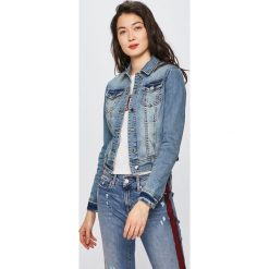 Morgan - Kurtka. Niebieskie kurtki damskie marki Morgan, s, z elastanu. Za 279,90 zł.