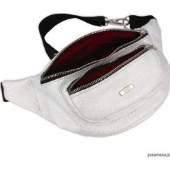 Nerka Nuff Sparkle - biały srebrzysty. Białe nerki damskie Pakamera, bez wzorów, z tkaniny, bez dodatków. Za 75,00 zł.