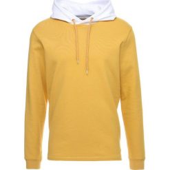 Soulland GATTO HOODIE Bluza z kapturem mustard. Żółte bluzy męskie rozpinane marki Soulland, m, z bawełny, z kapturem. W wyprzedaży za 501,75 zł.