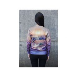 Bluza Tired Enough. Szare bluzy damskie Bahabay, m, z nadrukiem, z bawełny, bez kołnierzyka, bez rękawów, bez kaptura. Za 125,30 zł.
