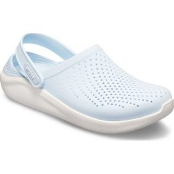 Crocs Buty damskie Crocband Clog K Ice Blue/White M6W8 38-39. Niebieskie klapki damskie Crocs, bez wzorów, sportowe, bez obcasa, bez zapięcia, na fitness i siłownię. Za 285,00 zł.