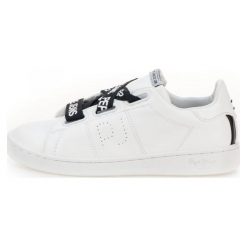 Pepe Jeans Tenisówki Damskie Brompton Laces 36 Biały. Białe trampki i tenisówki damskie marki Pepe Jeans, bez wzorów, z jeansu, na sznurówki. W wyprzedaży za 238,00 zł.