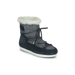 Śniegowce Moon Boot MOON BOOT FAR SIDE LOW FUR TARTAN. Niebieskie śniegowce damskie Moon Boot, bez zapięcia. W wyprzedaży za 818,10 zł.