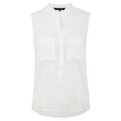 Vero Moda Koszulka damska Erika S / L Solid Color Śnieg White (rozmiar M). Białe koszulki damskie Vero Moda, na zimę, s, bez wzorów, klasyczne, z klasycznym kołnierzykiem, bez rękawów. W wyprzedaży za 86,00 zł.