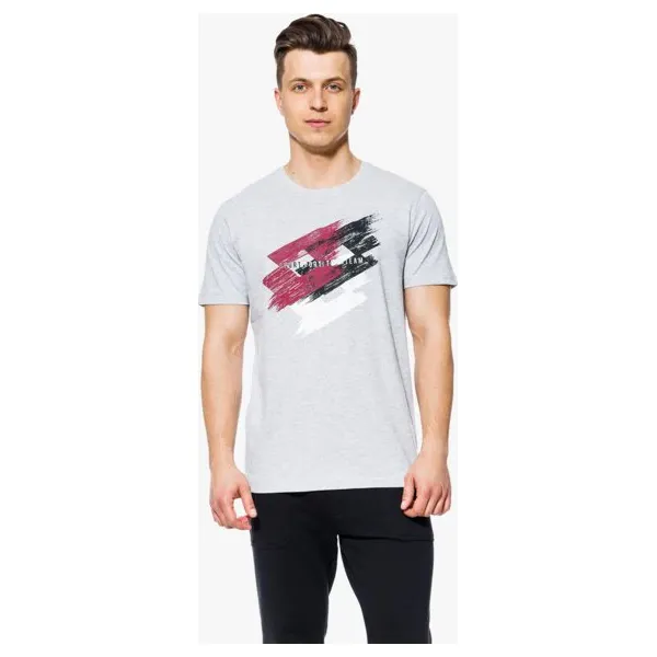 Lotto Koszulka Ss Sportlogo , szary, rozmiar L. Szare koszulki męskie Lotto, m, z nadrukiem, z bawełny, biznesowe, bez kołnierzyka, bez rękawów. W wyprzedaży za 39,99 zł.