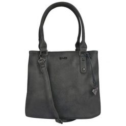 Lylee Elegancka Torebka Emily Dark Grey. Szare torebki klasyczne damskie marki Lylee, bez wzorów, eleganckie, bez dodatków. W wyprzedaży za 121,00 zł.