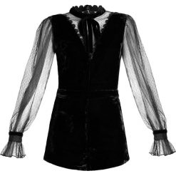 Kombinezony damskie: Endless Rose LONG SLEEVE Kombinezon black