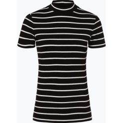 HUGO - T-shirt damski – Daroline, czarny. Czarne t-shirty damskie HUGO, m, bez wzorów, prążkowane, bez kołnierzyka. Za 349,95 zł.