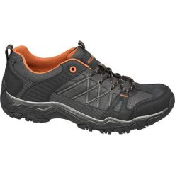 Trekkingowe buty męskie Highland Creek popielate. Szare buty trekkingowe męskie z materiału, na sznurówki. Za 119,90 zł.