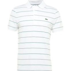 Koszulki polo: Lacoste Sport STRIPE Koszulka polo white/black/papeete/menthol turquoise