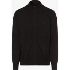 Fynch-Hatton - Kardigan męski, szary. Szare kardigany męskie xl, z haftami, z bawełny. Za 249,95 zł.