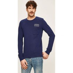 Scotch & Soda - Bluza. Niebieskie bluzy męskie Scotch & Soda, s, z nadrukiem, z bawełny, z okrągłym kołnierzem, bez rękawów, bez kaptura. Za 339,90 zł.