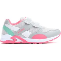 Szaro-Różowe Buty Sportowe Connect. Czerwone buty sportowe dziewczęce Born2be, z materiału, z okrągłym noskiem. Za 49,99 zł.