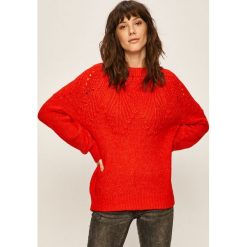 Only - Sweter. Czerwone swetry damskie ONLY, s, bez wzorów, z poliesteru, bez rękawów, bez kaptura. W wyprzedaży za 79,90 zł.