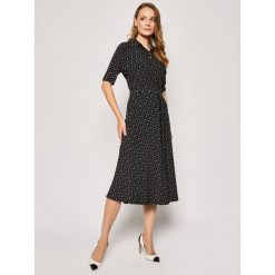 Sukienka codzienna Lauren Ralph Lauren 200787006. Czarne sukienki damskie Lauren Ralph Lauren, na co dzień, l, bez wzorów, z elastanu, bez kołnierzyka, bez rękawów, proste. Za 749,00 zł.