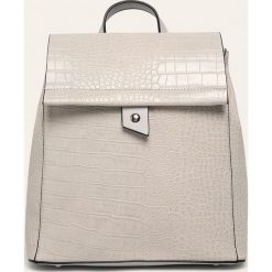Answear - Plecak. Szare plecaki damskie ANSWEAR, bez wzorów, ze skóry, eleganckie. W wyprzedaży za 99,90 zł.