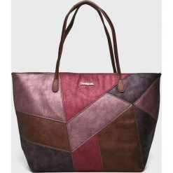 Desigual - Torebka. Szare torebki klasyczne damskie Desigual. W wyprzedaży za 249,90 zł.