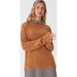 Sweter z wełną - Pomarańczowy. Pomarańczowe swetry damskie House, s, bez wzorów, z wełny, bez rękawów, bez kaptura. Za 119,99 zł.