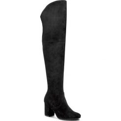 Muszkieterki SOLO FEMME - 87608-01-F52/000-01-00 Czarny. Czarne buty zimowe damskie Solo Femme, ze skóry, przed kolano, na wysokim obcasie, na obcasie. W wyprzedaży za 349,00 zł.