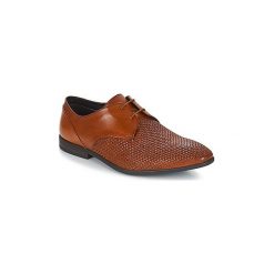 Derby Clarks Bampton Weave. Brązowe półbuty męskie marki Clarks, bez wzorów, bez zapięcia. Za 319,20 zł.
