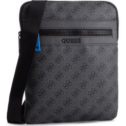 Saszetka GUESS - 4gsport HM6691 POL93 GRY. Szare torby męskie skórzane Guess, z aplikacjami, ze skóry ekologicznej, młodzieżowe. W wyprzedaży za 259,00 zł.