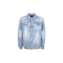 Kurtki krótkie Dsquared S71AN0053. Niebieskie kurtki męskie Dsquared, s, bez wzorów, krótkie, bez kaptura. Za 1599,00 zł.