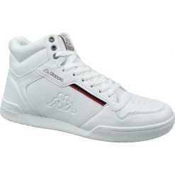 Białe Buty Kappa Mangan M 242764-1020. Białe buty sportowe męskie Kappa, ze skóry, bez zapięcia. W wyprzedaży za 179,00 zł.